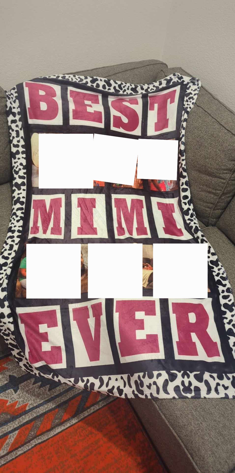 Custom Blanket/ Cobija personalizada