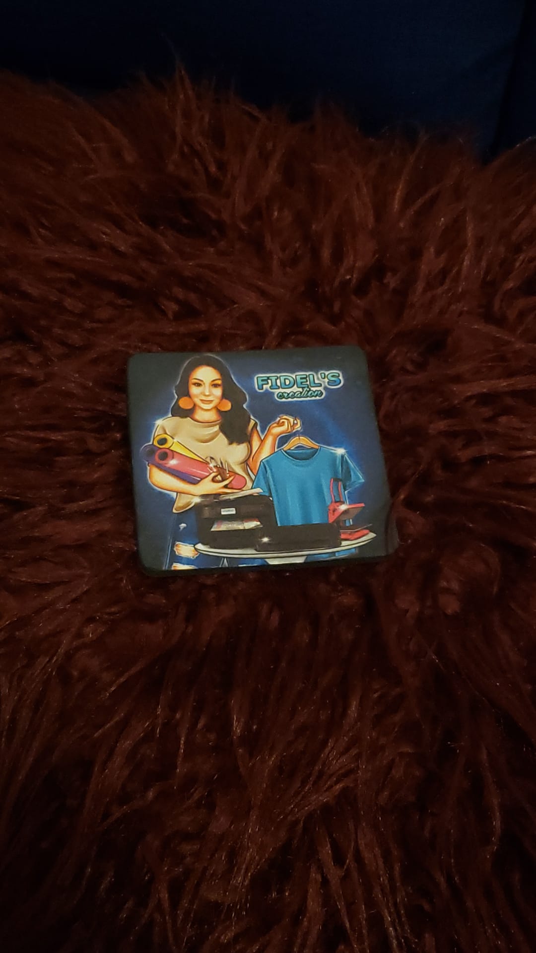 custom 4x4 coaster/ Alfobrilla personalizada